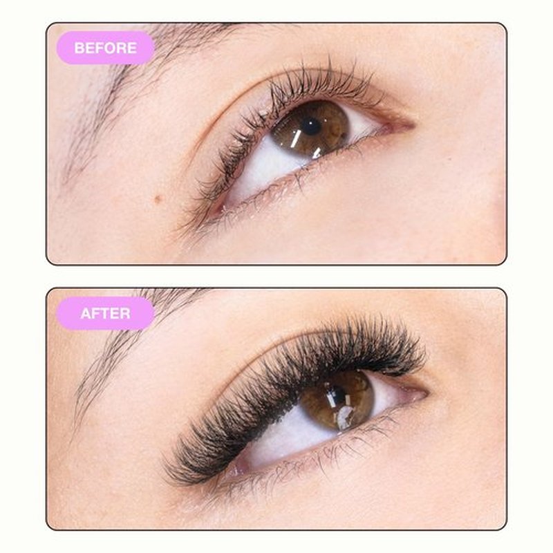 Curacoro W Eyelashes Extensions - 3D Handmade Volume Eyelashes, 0.07 D Curl 11mm Length, Full Fluffy Volume Look, Long Lasting & Easy Application