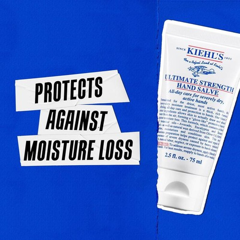 Kiehl's Ultimate Strength Hand Salve - Deeply Hydrating Lotion for Intense Moisture | Paraben-Free, 3.4 oz