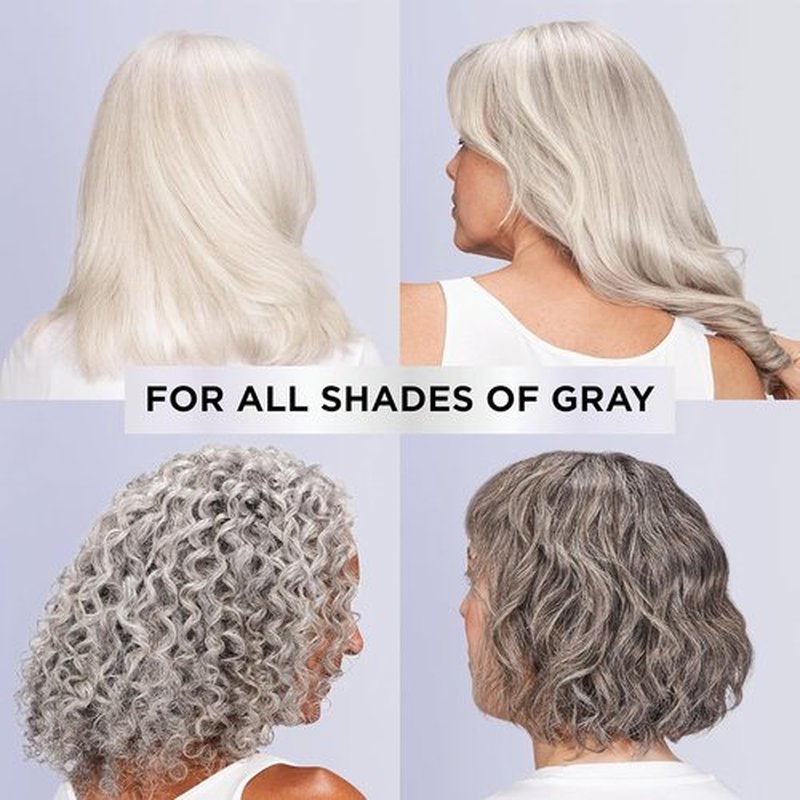L'Oreal Paris EverPure Brightening Shampoo - Nourishing Sulfate-Free Vegan Formula for Gray Hair | 8.5 Fl Oz