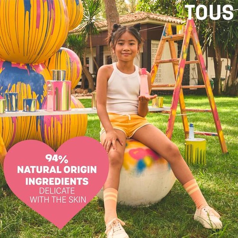 TOUS Eau de Toilette for Kids - Gentle Formula for Sensitive Skin | Ideal for Daily Use, 3.4 Fl Oz