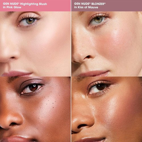 bareMinerals Gen Nude Blonzer - Talc-Free Blush & Bronzer Hybrid Compact | Buildable Luminous Finish, Rosy-Bronze Shade