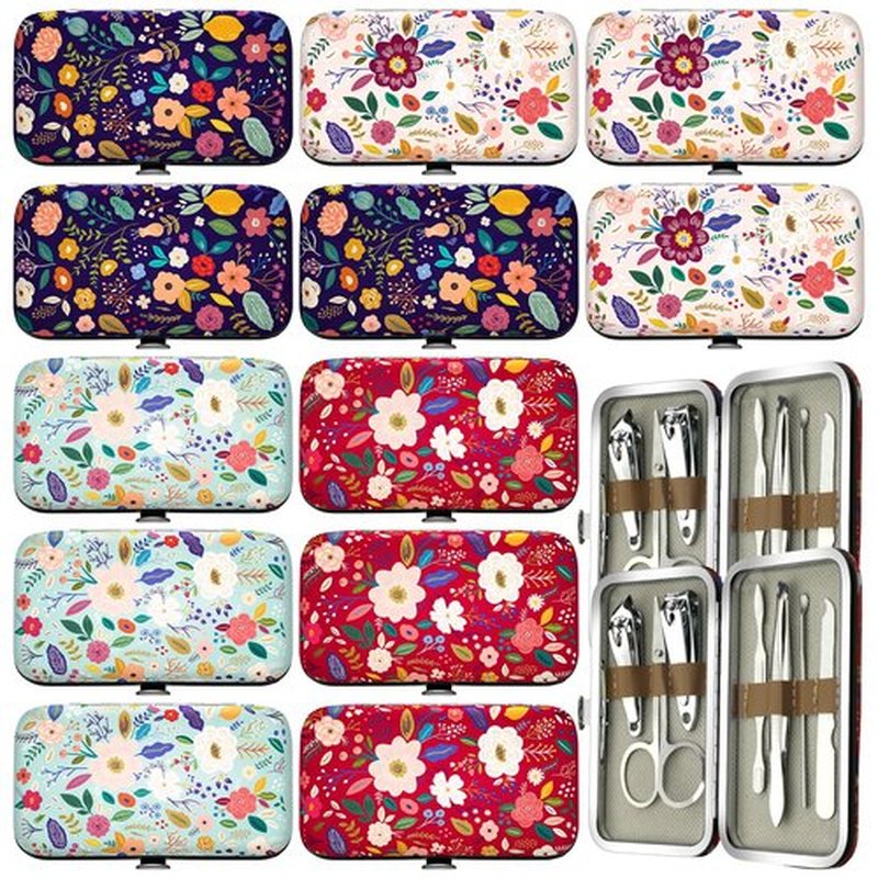 Gisafai 12 Set Thank You Employees Appreciation Gifts for Women Inspirational Manicure Set Nail Clipper Bulk for Nurse Week Gift Office Coworkers Customers Staff
