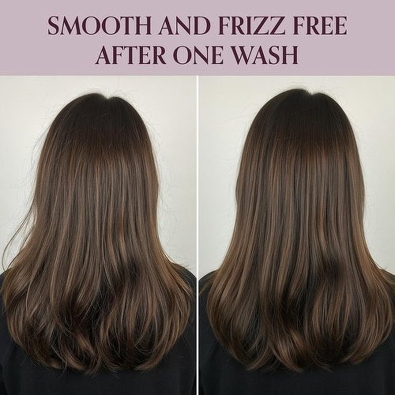 hOURS Sleek Week Smoothing Conditioner - Coconut Oil & Pea Protein Formula for Frizzy Hair - 8 oz