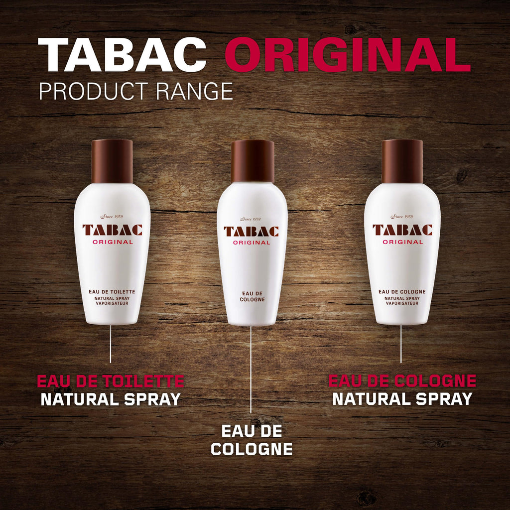 Tabac Maurer & Wirtz Tabac Original Eau de Cologne Splash for Men, 3.4 Ounce