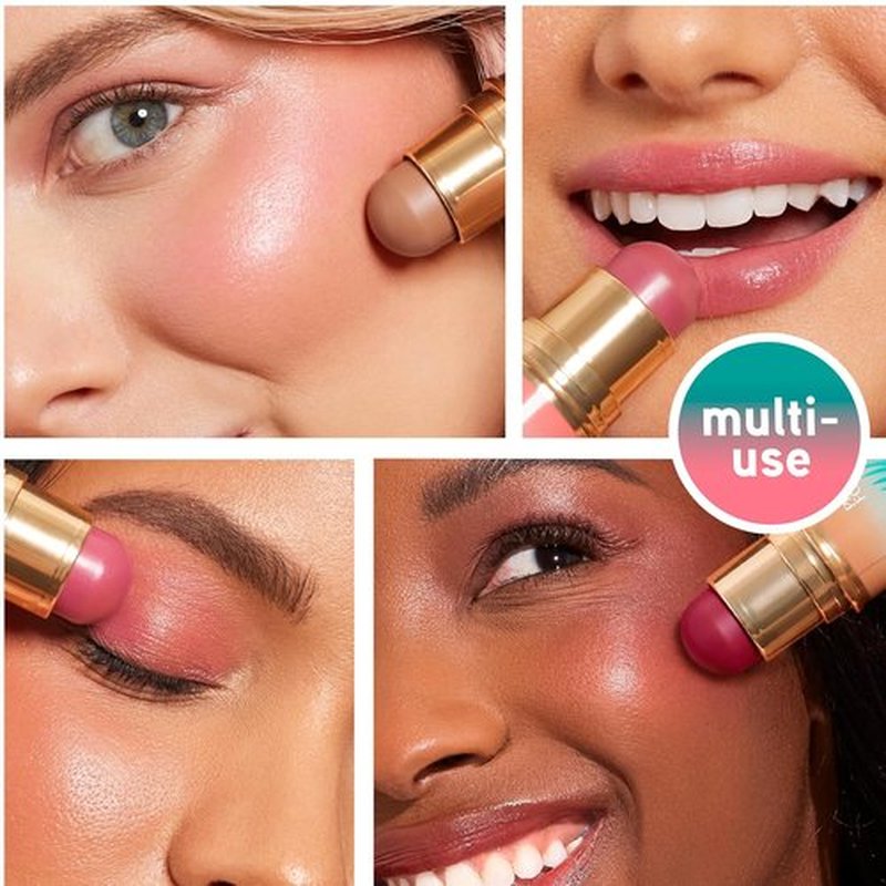 Physicians Formula Butter Glow & Go Multiuse Stick - Ultra-Creamy Murumuru Butter Formula, Radiant Finish - Beach Bum Plum