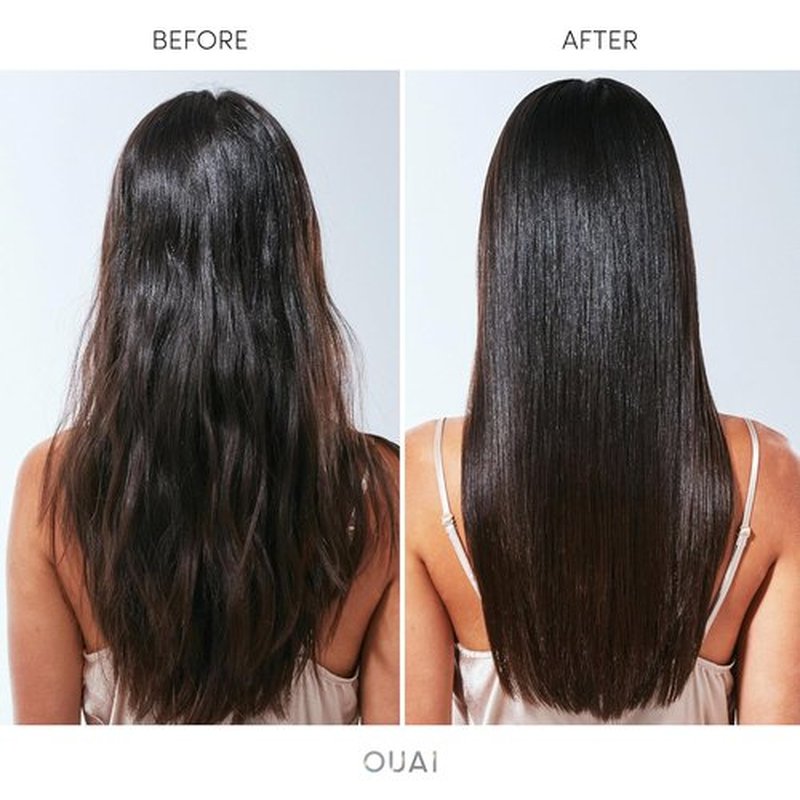OUAI Hair Gloss - In-Shower Shiny Hair Treatment & Frizz Control - Heat Protectant with Hyaluronic Acid, Rice Water & Panthenol - 6 Oz