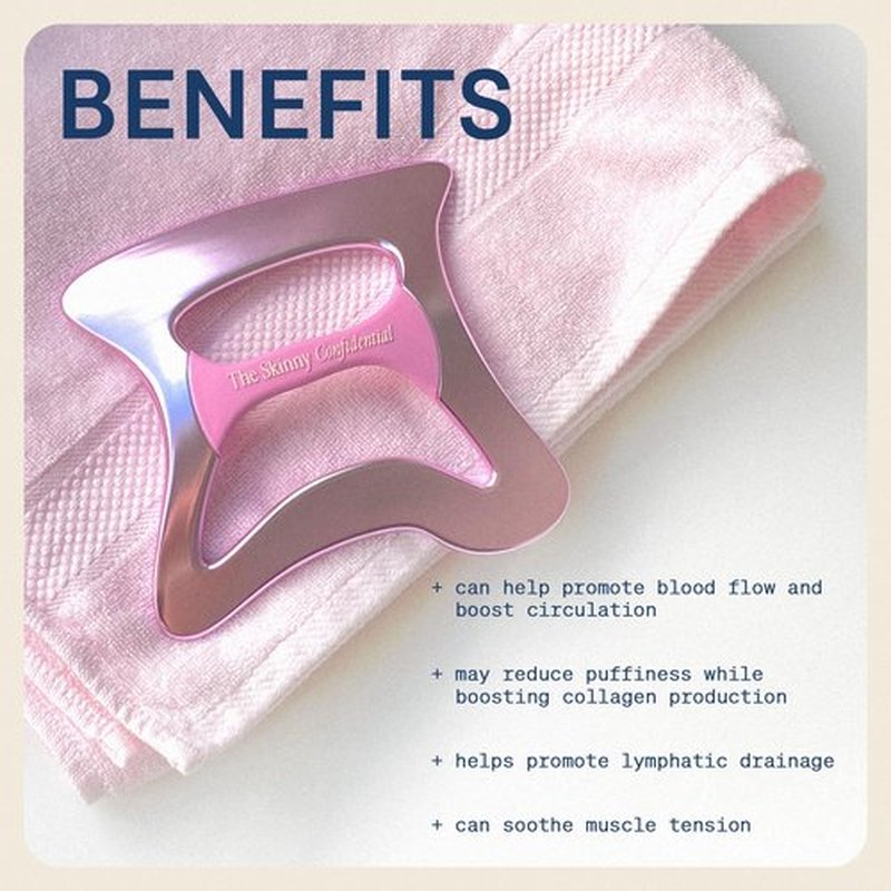The Skinny Confidential Le Spoon Body Sculpting Tool - Muscle Scraper & Body Sculptor Massage Tool - Full-Body Treatment for Blood Flow & Circulation - Muscle Release Soothes Muscle Tension