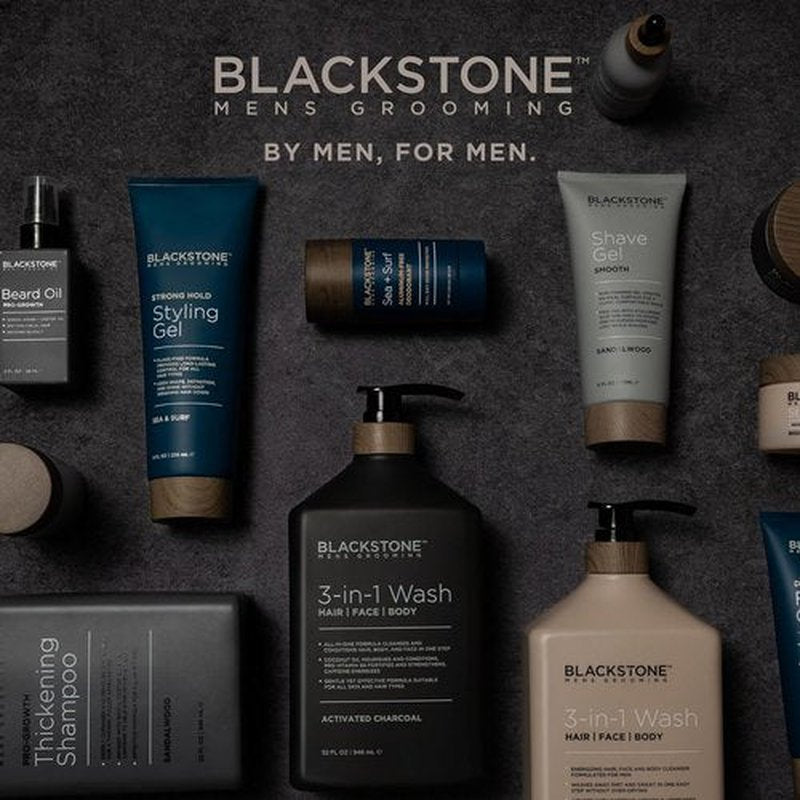 Blackstone Men's Grooming Deodorant - Aluminum-Free, All-Day Odor Protection | Sandalwood (2.82 oz)