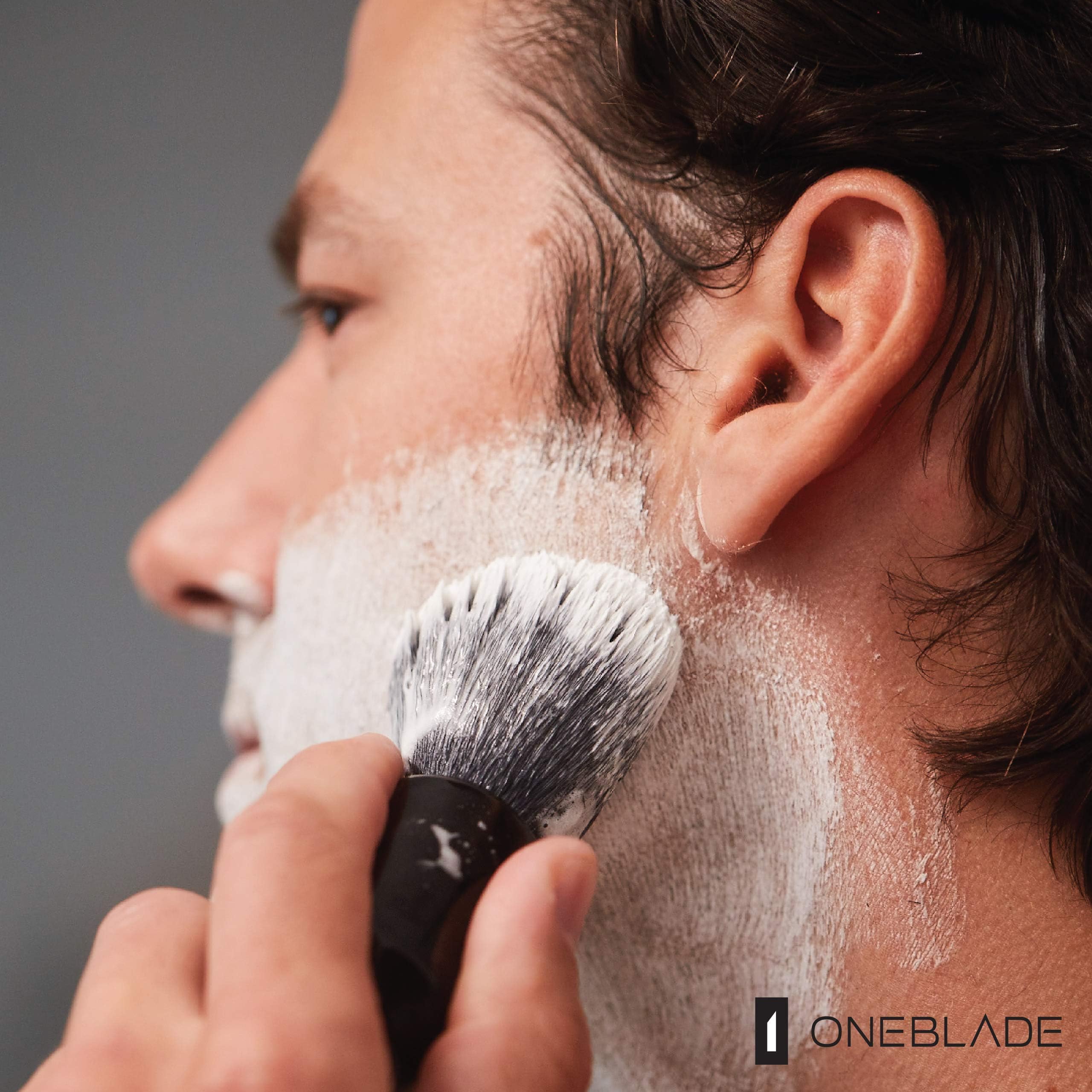 OneBlade Black Tie All-Natural Lavender Shaving Cream for Men 150ml - Sulfate, Paraben, & Alcohol Free