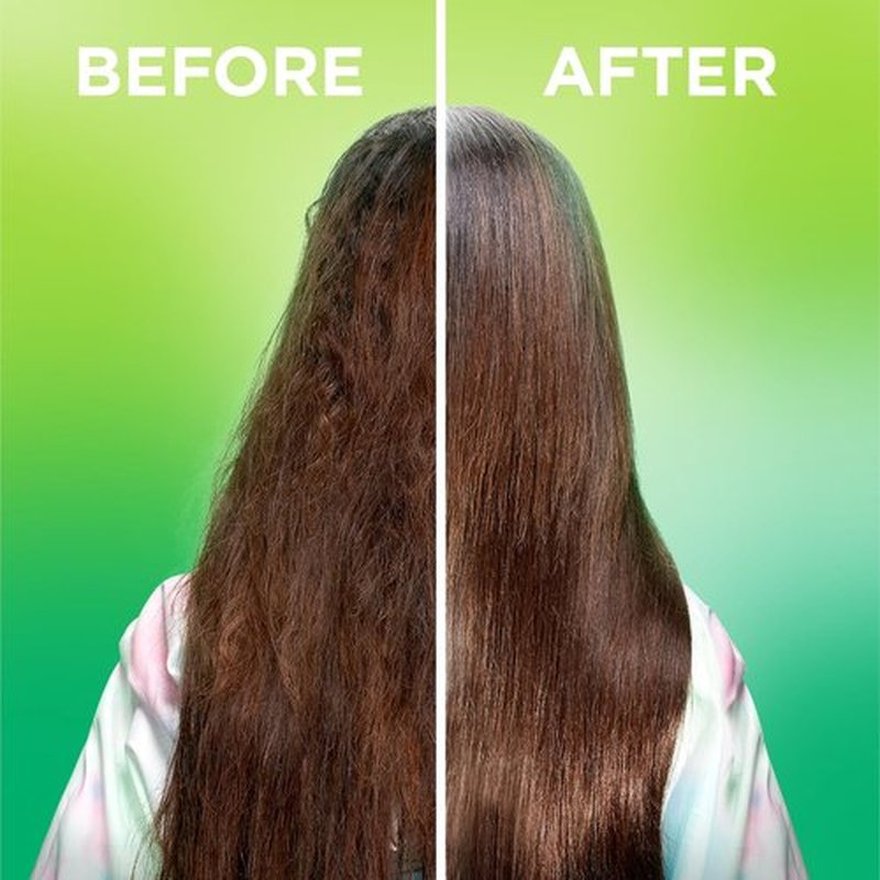 Garnier Fructis Sleek & Shine 10-in-1 Treatment - Frizz Control with Plant Keratin, 8.1 Fl Oz