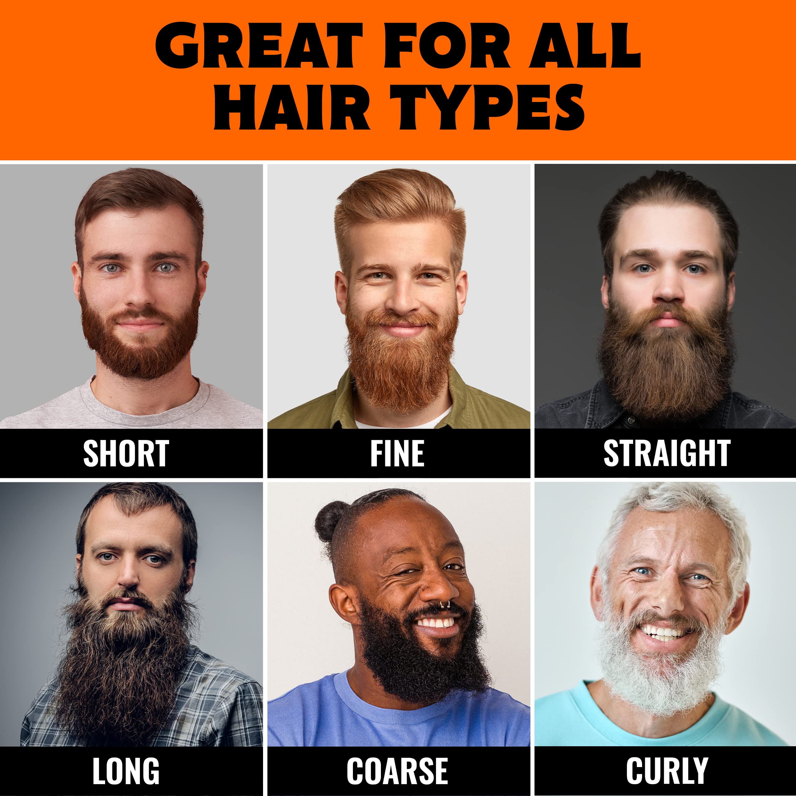 TAME The Wild Beard Brush and Beard Straightener for Men - Ionic Heated Comb with 3 Adjustable Temps - Wooden Beard Comb for Grooming - Anti-Scald Safety - for All Hair Types