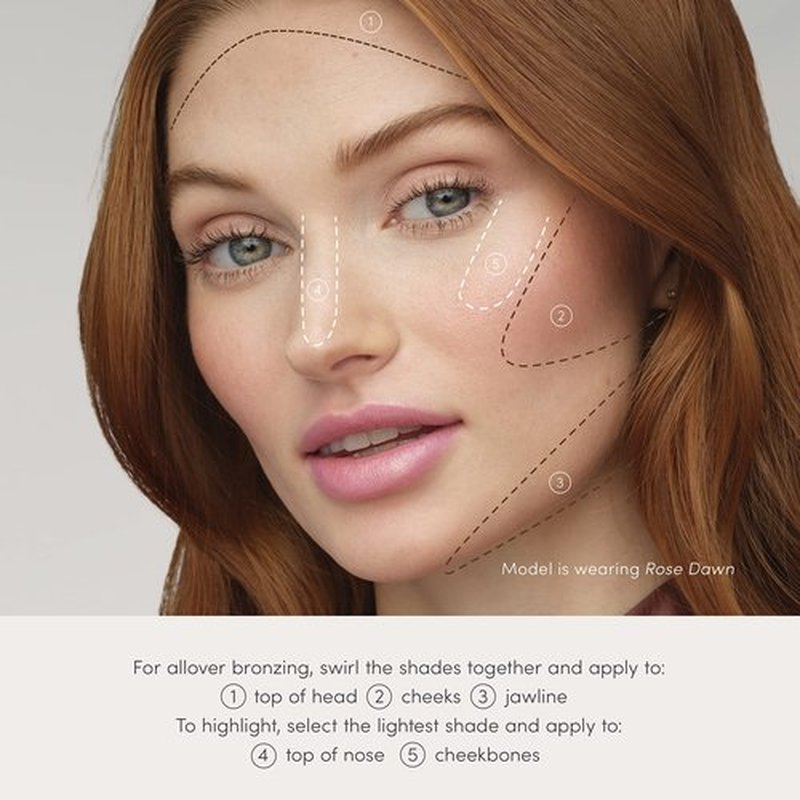 Jane Iredale PureBronze Shimmer Bronzer Refill Bronzing Powder with Buildable Coverage Lightweight & Breathable Cruelty-Free 4 Blendable Shades