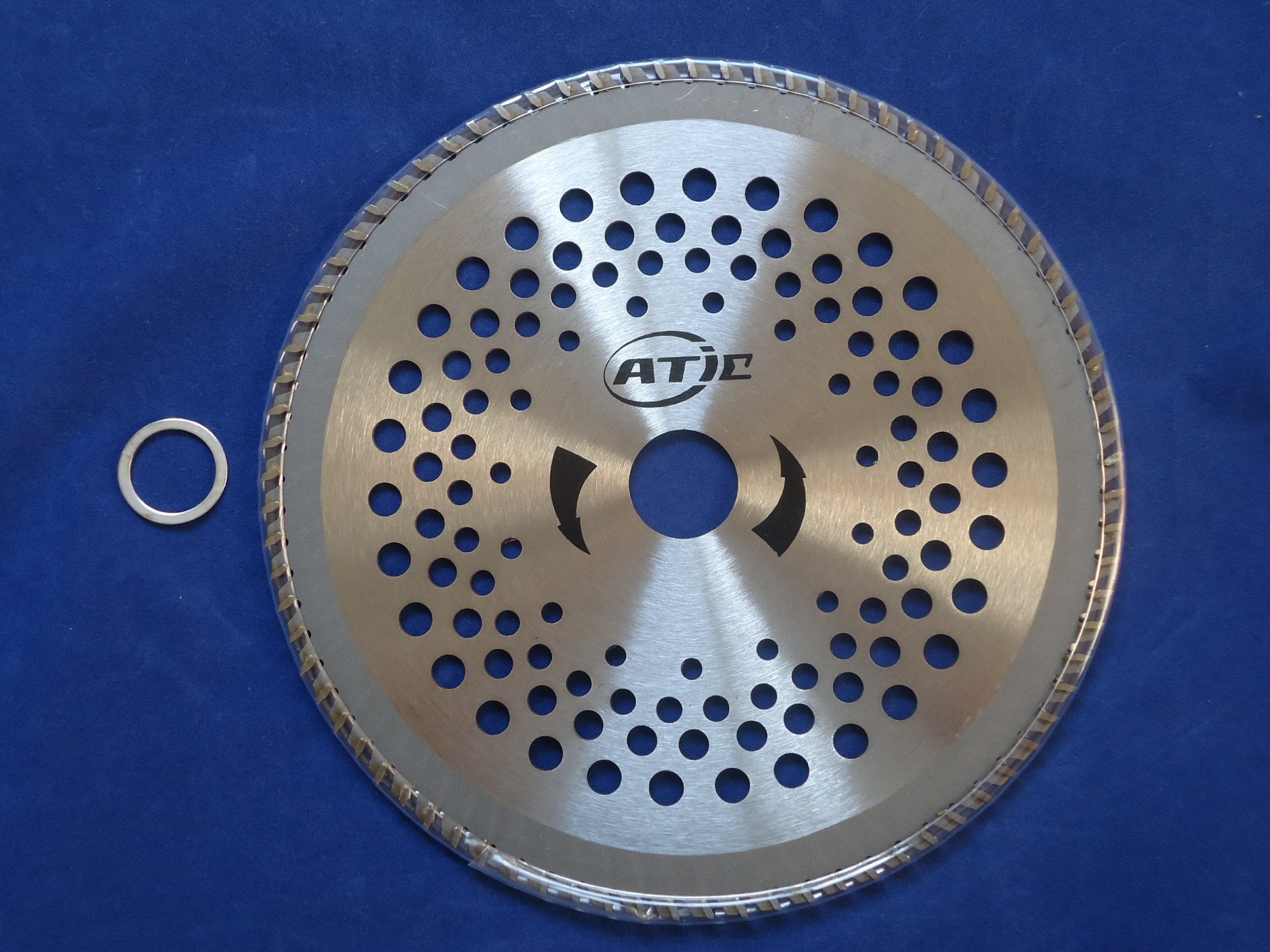 8" x 80T 8-Inch 80 Tooth Carbide Tip Circular Saw Brush Cutter Trimmer Weed Eater Blade (2 Pack)