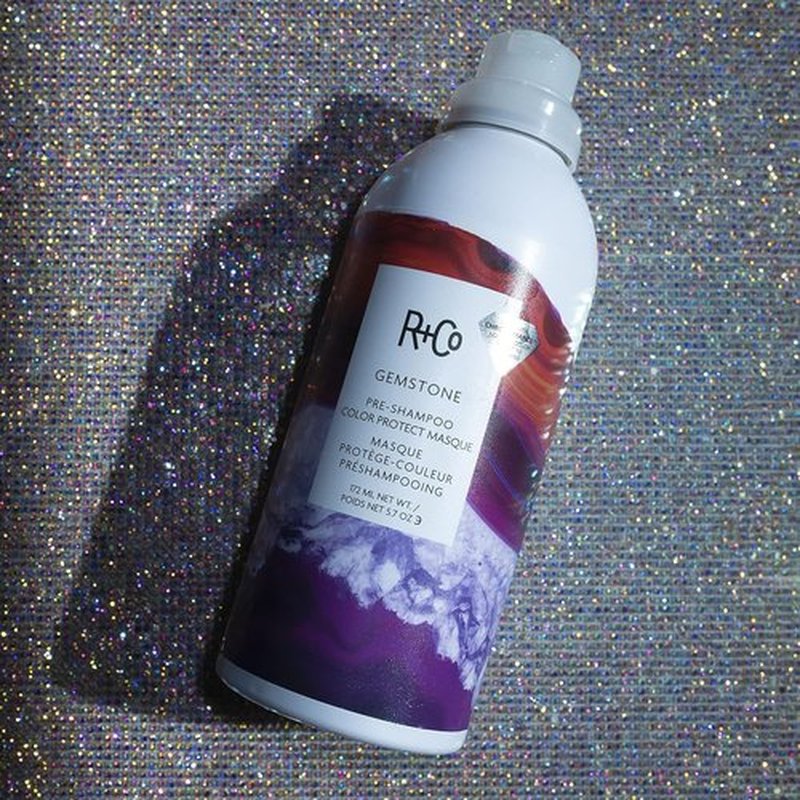 R+Co Gemstone Pre-Shampoo Masque - Preserve Vibrant Hair Color & Hydration | Vegan & Cruelty-Free | 5.75 Oz