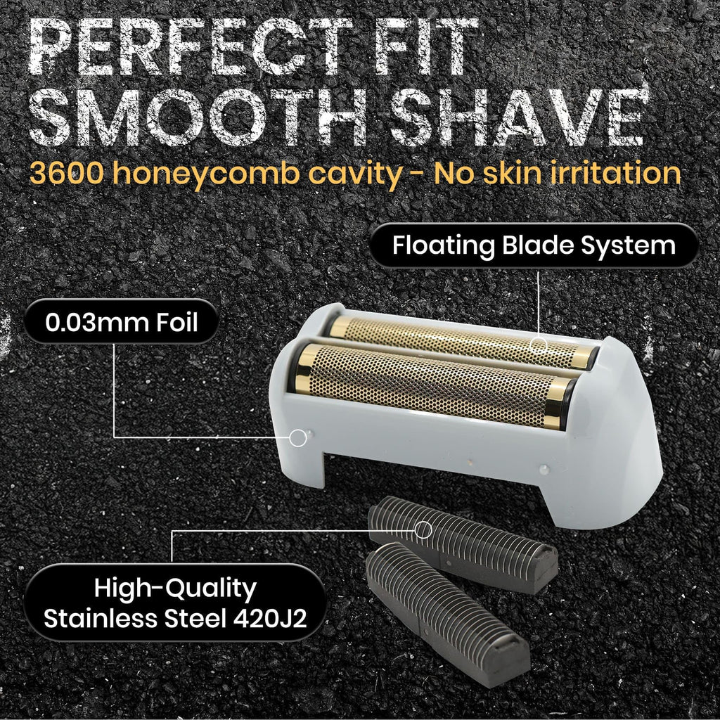 Replacement Foil and Blades Compatible with Andis Foil Shaver TS-1 TS-2