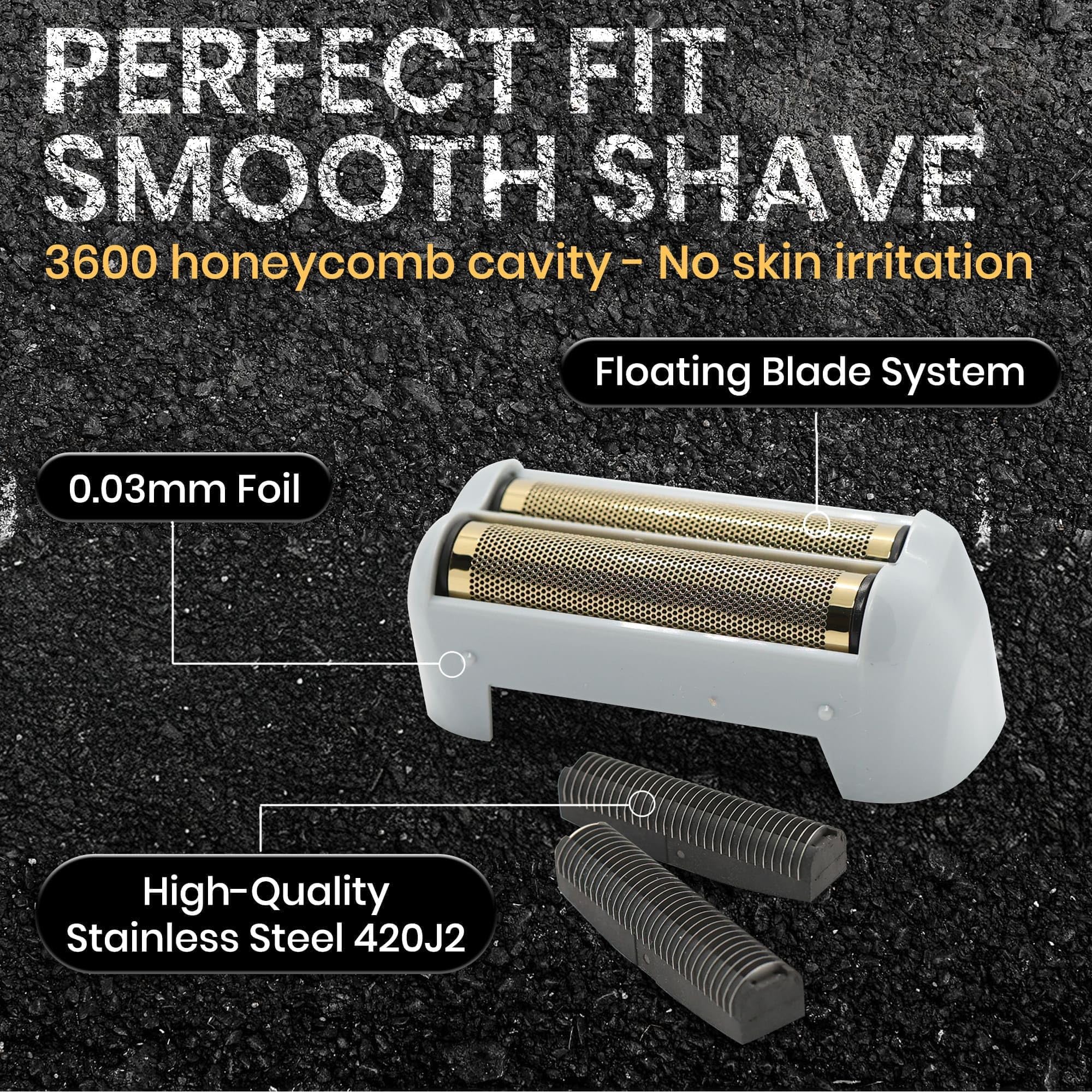 Replacement Foil and Blades Compatible with Andis Foil Shaver TS-1 TS-2