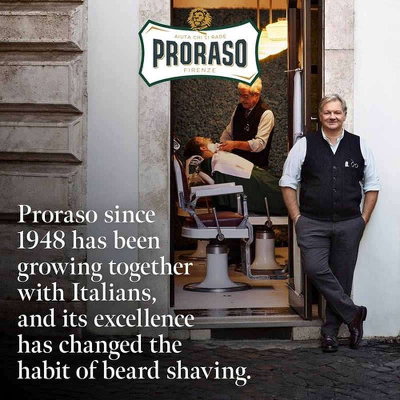 Proraso Beard Oil Hot Treatment - Conditions & Repairs Dry Facial Hair - Four 0.6oz Packs