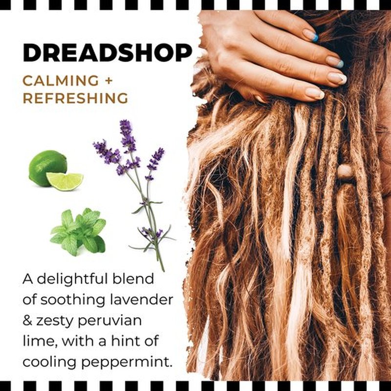 Dollylocks Sea Salt Texture Spray | Plant-Based, Vegan, Residue-Free | Tighten Locs Dreadlocks | Loose Hair Care | Fragrance Free | 8oz
