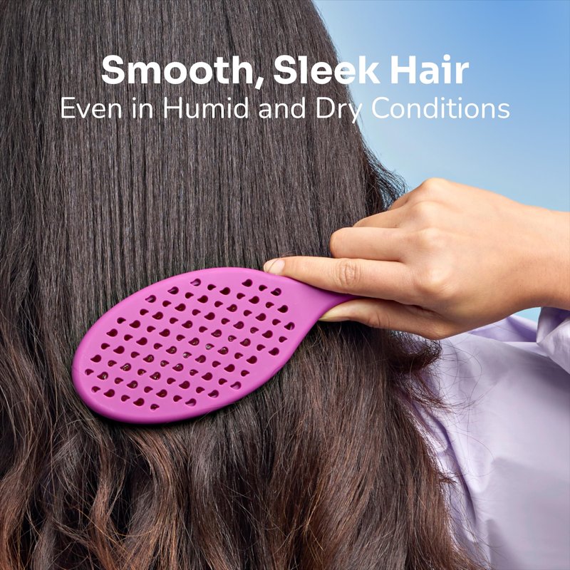 Wet Brush Frizz-Free Detangler Brush with Ionic Technology, Black, Provides Frizz Control, Reduces Static, and Smooths All Hair Types, Best for Dry Hair, Made for Women, Men & Kids