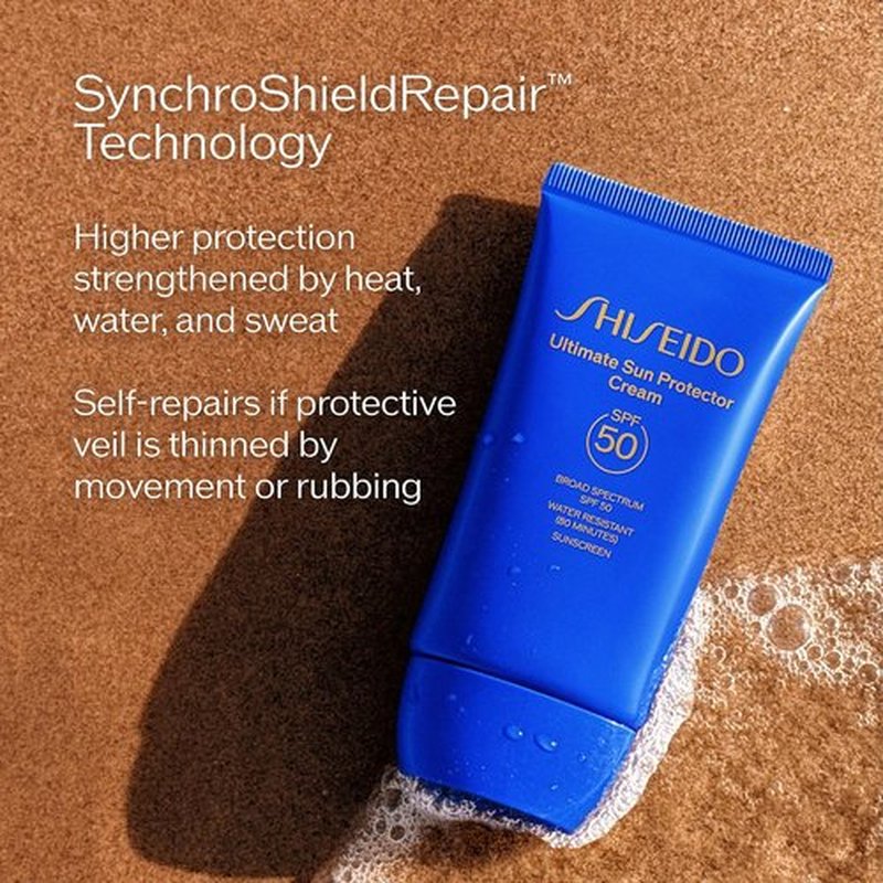 Shiseido Ultimate Sun Protector Lotion - Invisible Broad-Spectrum Sunscreen for Face & Body - Lightweight Formula