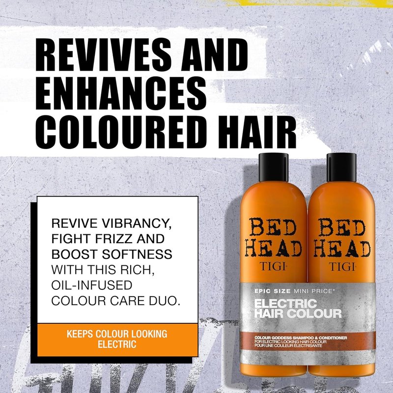 Bed Head Color Goddess Shampoo - 25.36 Fl Oz | Nourishing Formula for Vibrant Hair Color