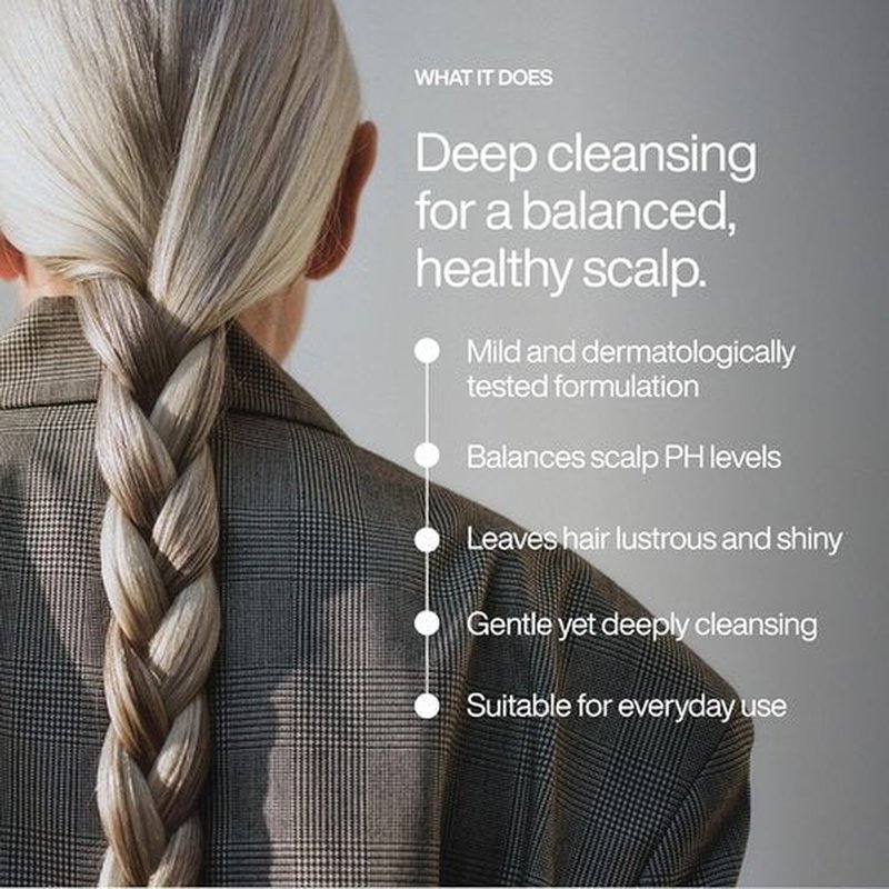 Harklinikken Balancing Shampoo - Clarifies & Strengthens Hair for Healthy Growth - Gentle Lower-pH Formula