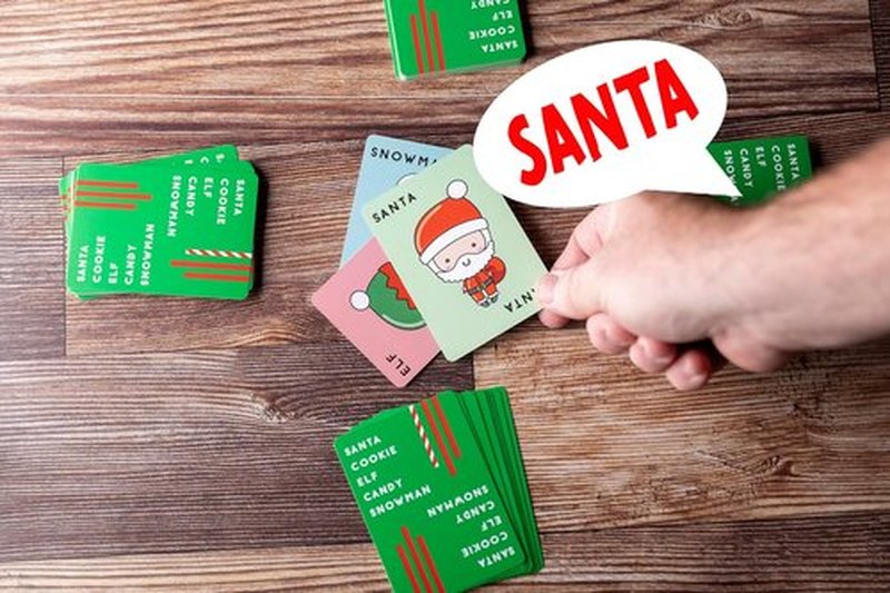 Taco Cat Goat Cheese Pizza - Santa Cookie Elf Candy Snowman Holiday Card Game | Fun for 2-8 Players, Perfect for Stockings & Gifts