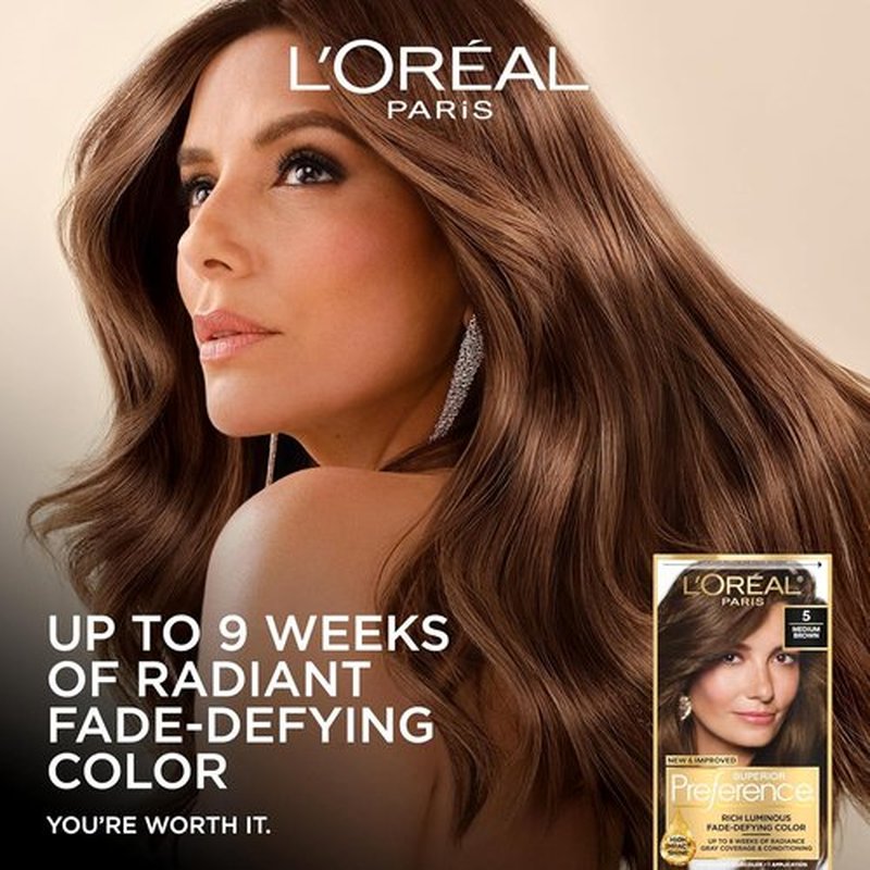 L'Oreal Paris Hair Color - Superior Preference Luminous Fade-Defying Permanent Dye | Natural Blonde 9.1, 9 Weeks of Radiance
