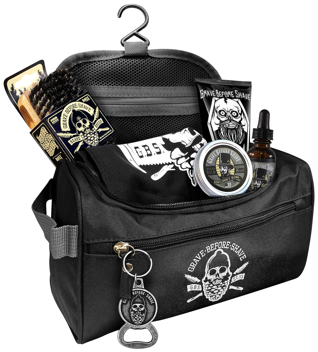Grave Before Shave Travel Beard Pack (Gentlemen's Blend (Bourbon/Sandal wood)