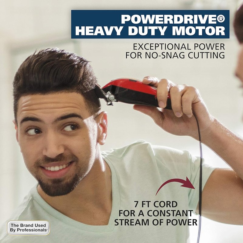 Wahl USA Hair Clipper - 2-in-1 Corded Clipper & Pop-Up Trimmer Kit for Men's Grooming | Model 79900-1501P