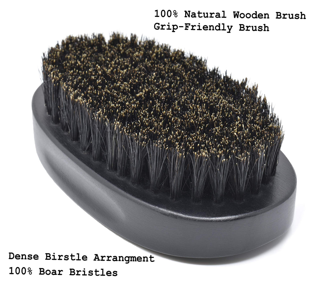 IDALIO® Beard Brush and Comb Set for Men Grooming with Natural Boar Bristle Beard Brush Pear Wood Bear Comb and Stainless Steel Trimming Beard Scissors