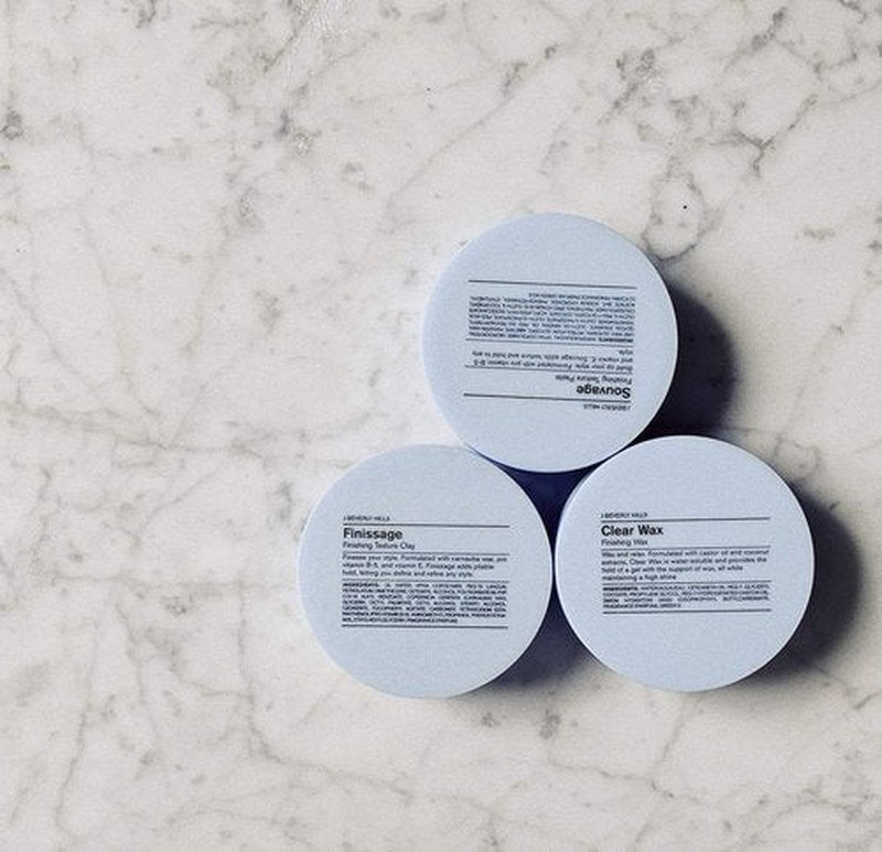 J Beverly Hills Blue Finissage Finishing Texture Cream - Vitamin E Hair Shine, 2.5 Oz