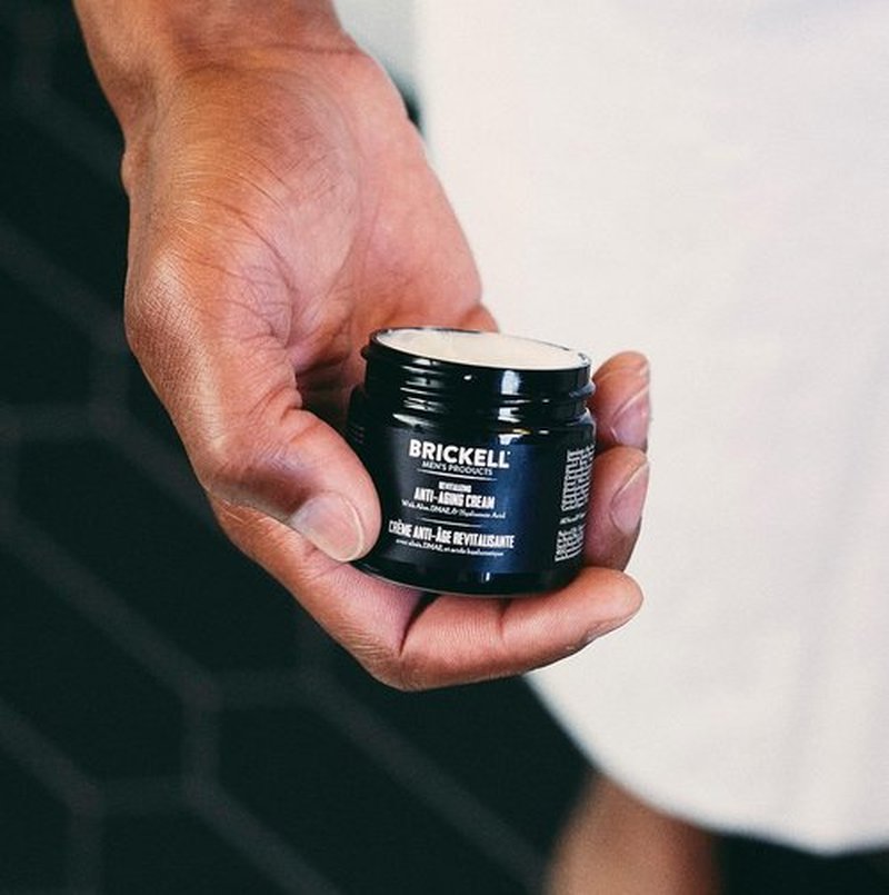 Brickell Men's Anti-Aging Cream Routine - Natural & Organic Skincare Gift Set for Day & Night
