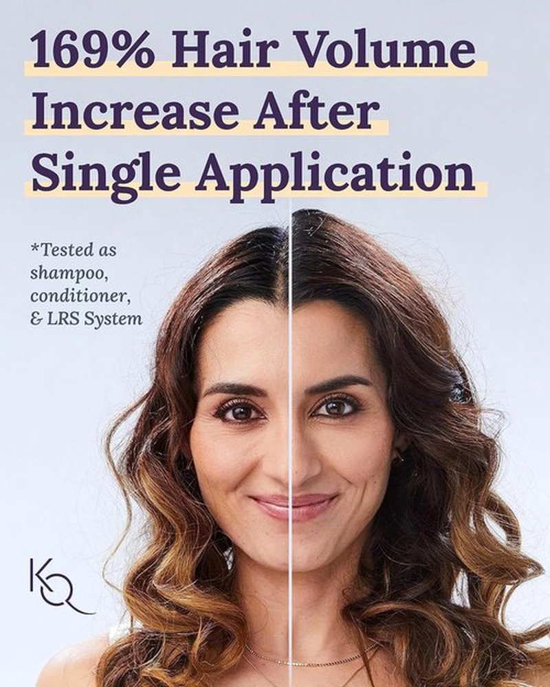 Keranique Volumizing Shampoo - Hair Repair & Growth Support with Keratin, Biotin & Menthol | 4.5 Oz