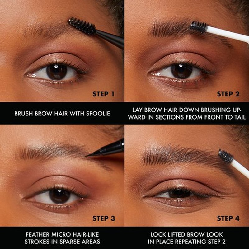 NYX Pro Makeup Thick It Stick It Thickening Brow Mascara Espresso & The Brow Glue Extreme Hold Clear Brow Gel