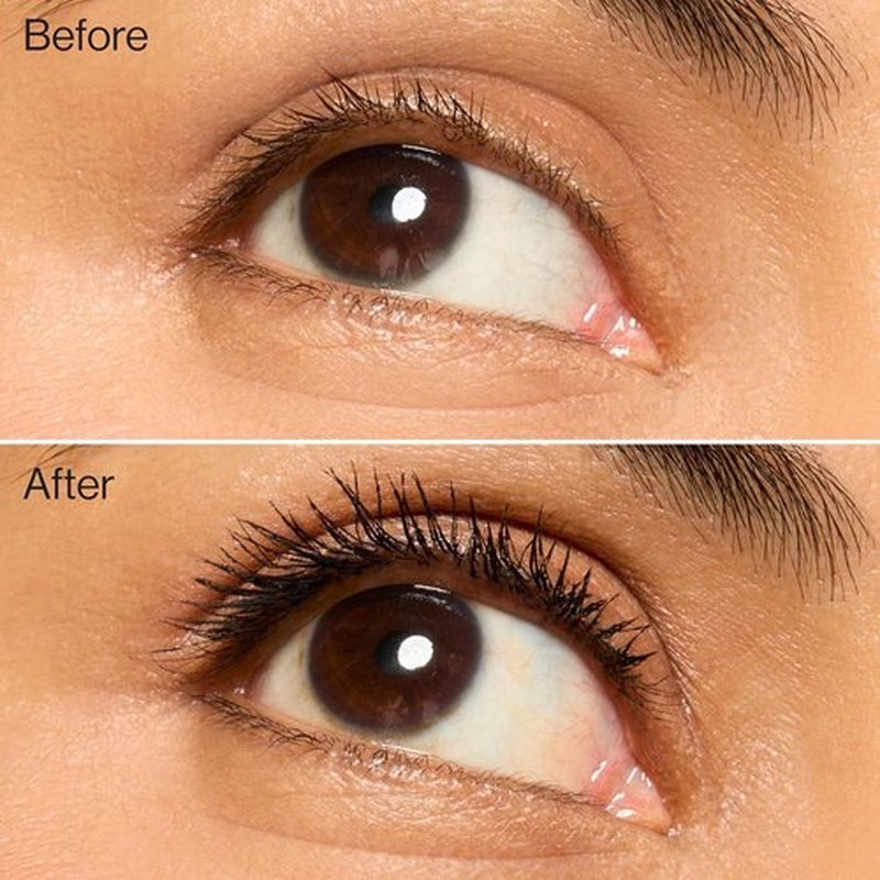Honest Beauty 2-in-1 Extreme Volume Mascara - Bold Lash Primer with Castor Oil, Vegan, Black, 0.27 fl oz