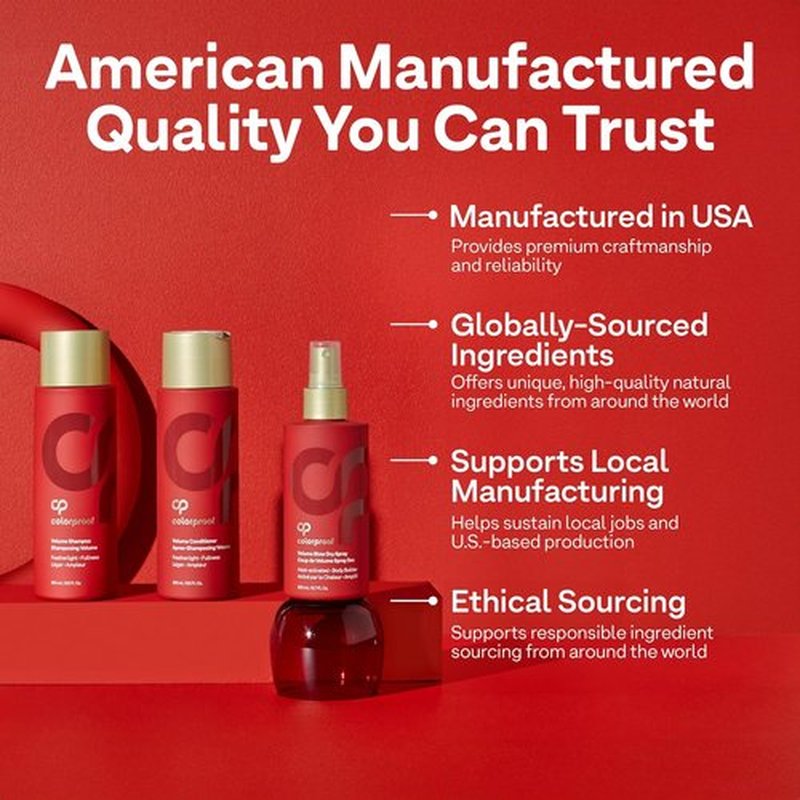 Colorproof Volume Gift Set - Volume Shampoo & Conditioner (8.5 Fl. Oz.) + Pre-Tox Spray (6.7 Fl. Oz.)