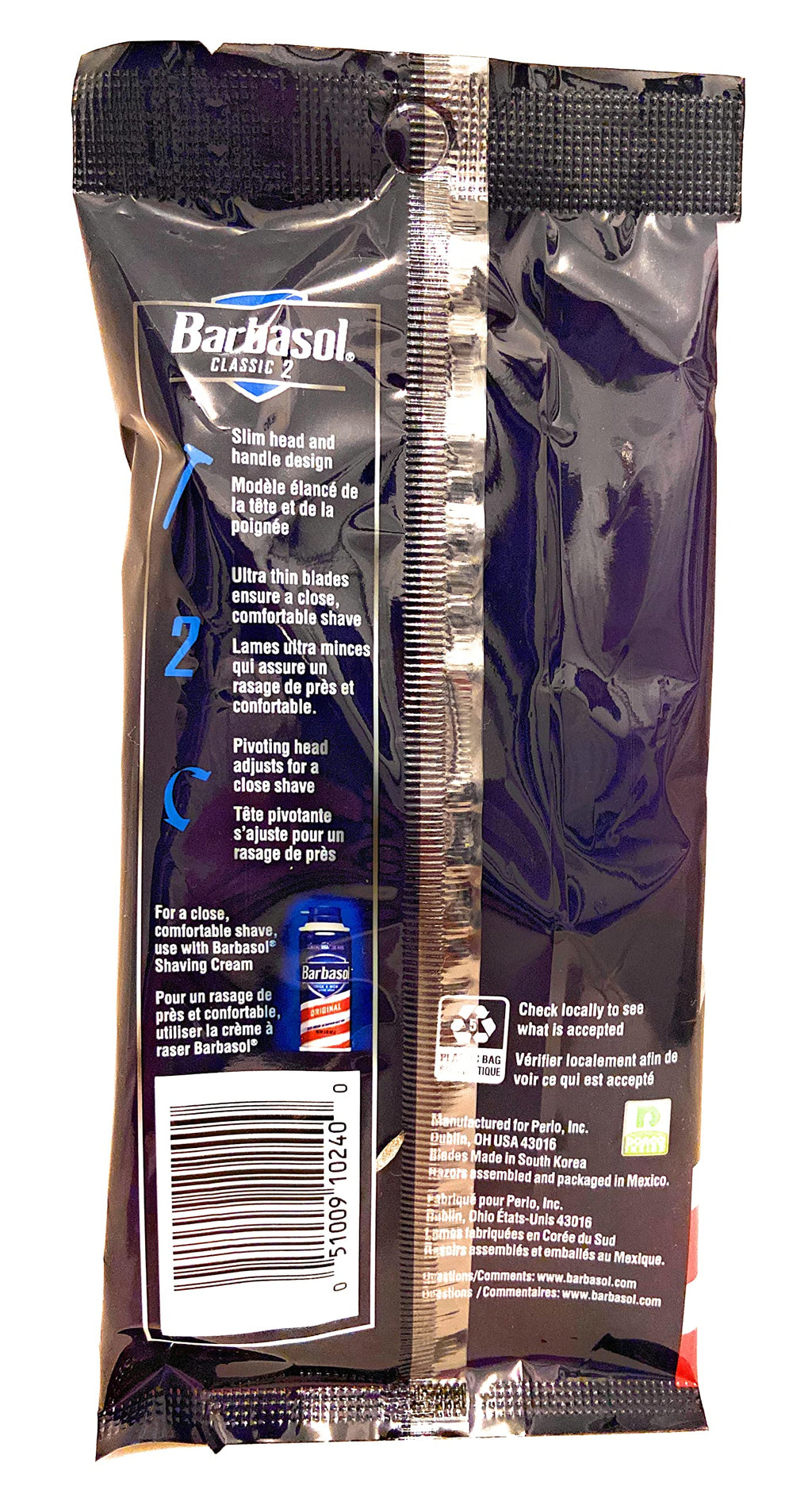 Barbasol Classic 2-4 razors