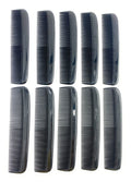 G.B.S 5.07-in Styling Essentials Fine Comb, Black, Set of 10