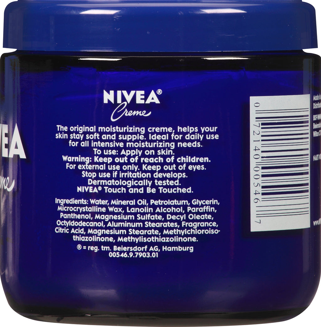 Nivea Body Creme Glass Jar, 13.5 Ounce
