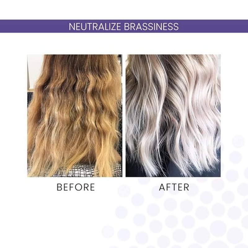 ALOXXI Violet Shampoo - Neutralizes Brassiness & Enhances Luminousity for Blonde/Silver Hair | 10.1 Fl Oz