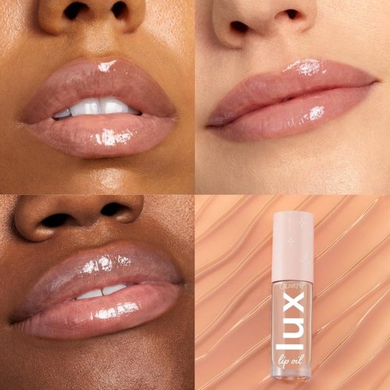ColourPop Lux Lip Oil - Hydrating Sheer Tinted Formula with Antioxidants - Soft Warm Nude | Skinny Dip (0.16 oz)