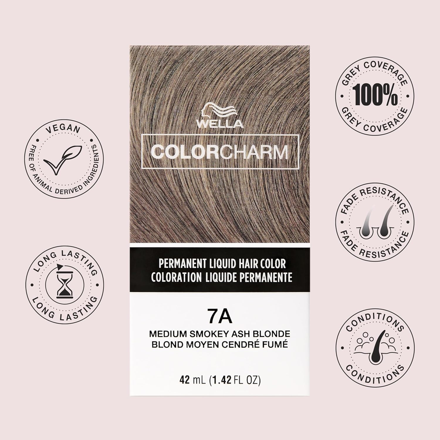 WELLA Color Charm Permanent Liquid Hair Color - Effective Gray Coverage | Warm Shade