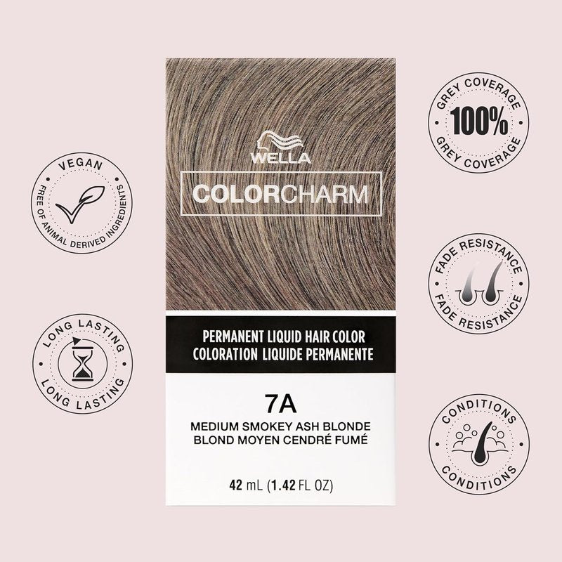 WELLA Color Charm Permanent Liquid Hair Color - Gray Coverage | Blonde Shade