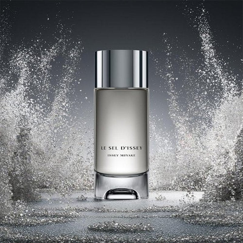 Issey Miyake Le Sel d'Issey Eau de Toilette - Fresh Woody Marine Fragrance for Men - Refillable 3.3 oz