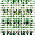384 Pieces 16 Pack St Patrick's Day Press on Nails Short Fake Nails Green Square False Nails Shamrock Acrylic Artificial Nails Short Length Full Cover Coffin for Women Girls
