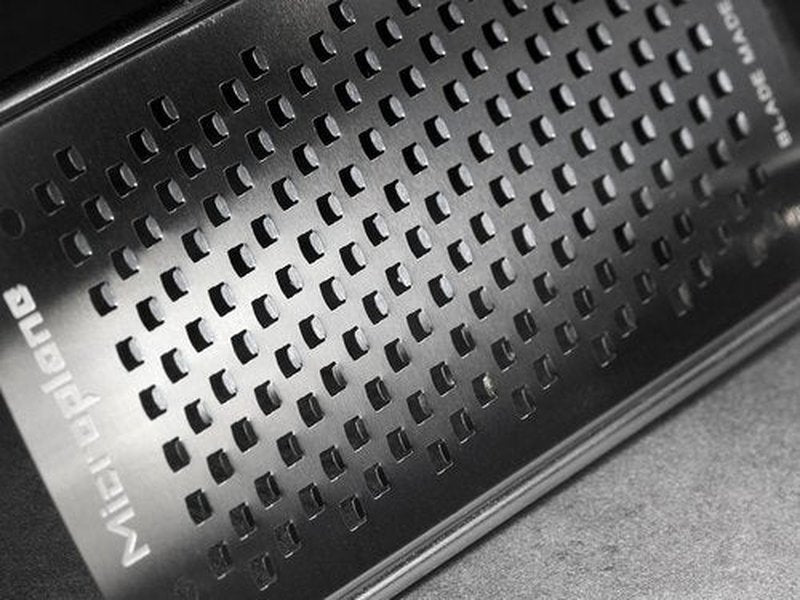 Microplane Gourmet Series Coarse Cheese Grater - Premium Silver Grating Tool, 1 Count