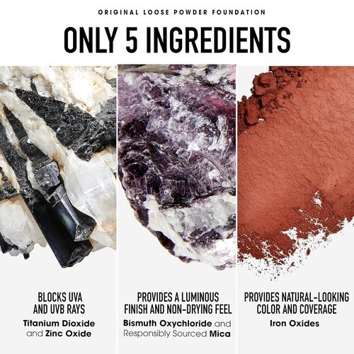 bareMinerals Original Get Started Kit - 3-Piece Makeup Set with SPF 15 Foundation & Mineral Veil
