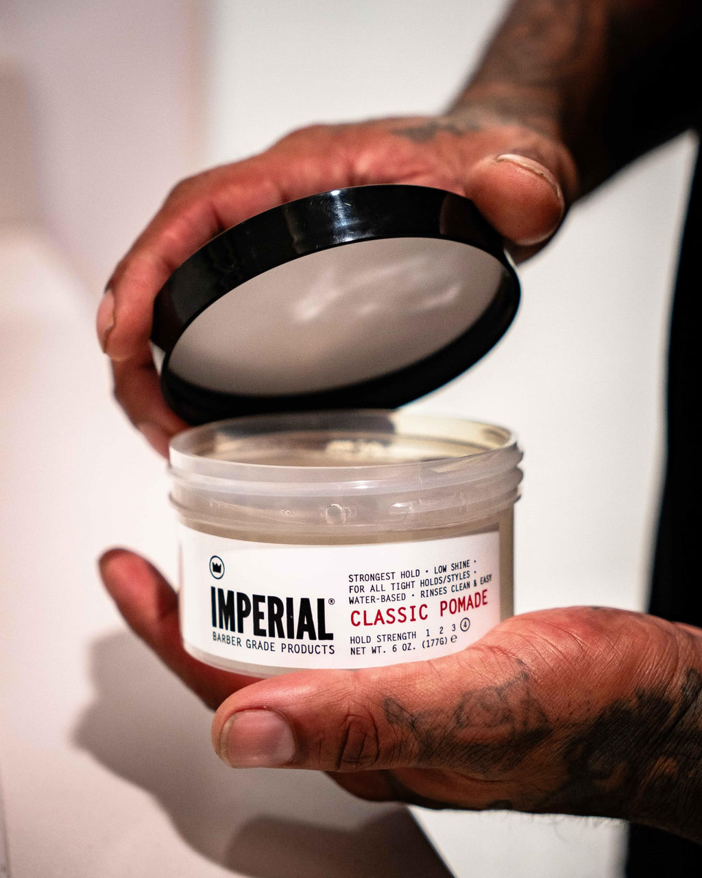 Imperial Barber Grade Products | Classic Pomade, 6 oz