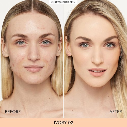 bareMinerals Barepro Liquid Foundation - Full Coverage SPF 20, Breathable, Natural Matte Finish, 24HR Wear
